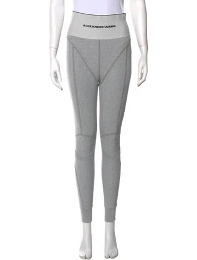 Pre-owned Alexander Wang Skinny Leg Pants In Grey