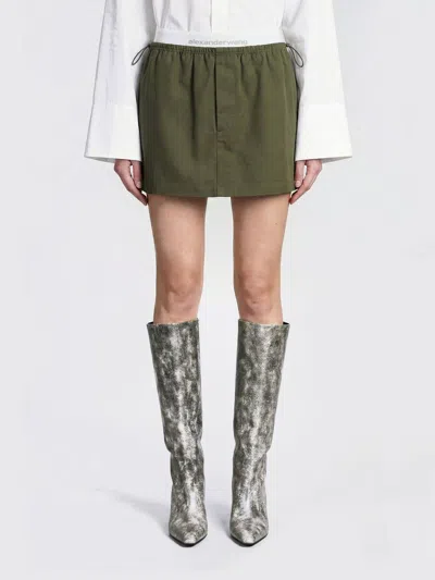 Alexander Wang 스커트  여성 색상 그린 In Green