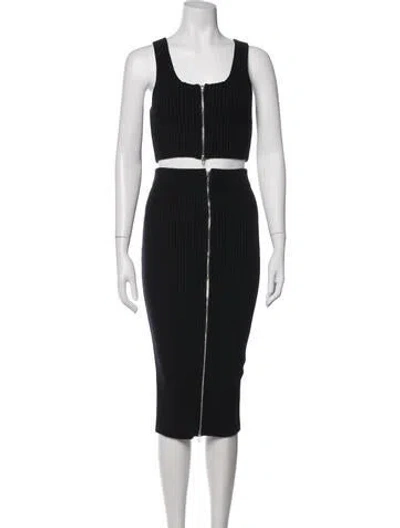Pre-owned Alexander Wang Skirt Set In Black