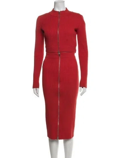Pre-owned Alexander Wang Skirt Set In Red