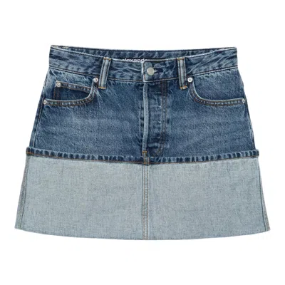 Alexander Wang Mini Skirt Prestyle Hotfix Mesh Undie In Multi