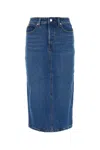 Alexander Wang Stretch Denim Midi Skirt