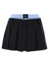 Alexander Wang Pre-styled Skort With Boxer In Black