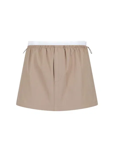 Alexander Wang Skirts In Brown
