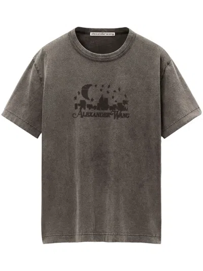 Alexander Wang Skyline Logo Unisex T-shirt