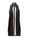 Alexander Wang Sleeveless Shirt Dress In Black Viscose In Black