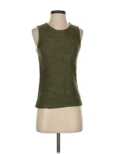 Pre-owned Alexander Wang Sleeveless Top Green Boatneck Tops