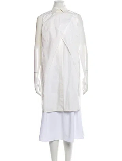 Pre-owned Alexander Wang Sleeveless Top In White