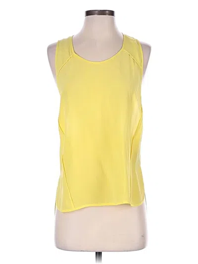 Pre-owned Alexander Wang Sleeveless Top Yellow Scoop Neck Tops