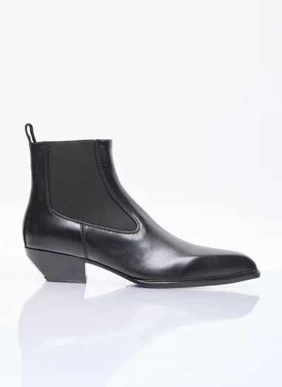 Alexander Wang Slick 40 Ankle Boots In Black