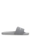 Alexander Wang Gray Aw Pool Slides In Grey