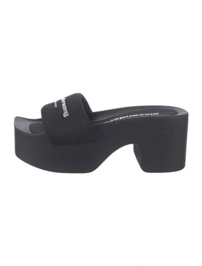Pre-owned Alexander Wang Slides In Multi