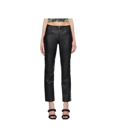 Alexander Wang Slim-fit Motorcycle Pants In Black