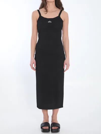 ALEXANDER WANG ALEXANDER WANG SLIP DRESS WITH 3D LOGO