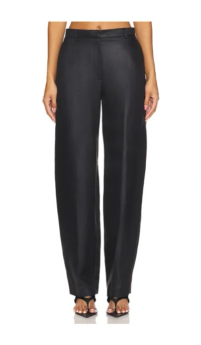 Alexander Wang Slit Back Balloon Trouser In 黑色
