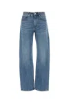 Alexander Wang Rounded Wide-leg Jeans In Vintagemediumindigo