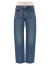 Alexander Wang 5-pocket Straight-leg Jeans In Blue