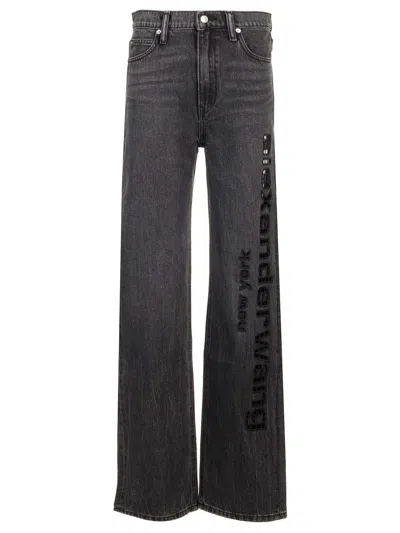 Alexander Wang Slouchy Fit Jeans Trousers Grey