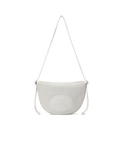 Alexander Wang Large Bo Cross Body Bag In White