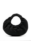 Alexander Wang Women Black Fabric Crescent Small Handbag In Black