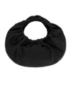 Alexander Wang Women Black Fabric Crescent Small Handbag In Black