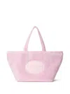 Alexander Wang Punch Tote Bag In Terrycloth In Pink