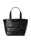 Alexander Wang Small Punch Leather Tote Bag In Schwarz