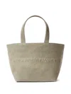 Alexander Wang Small Punch Logo-debossed Tote Bag In Neutrals