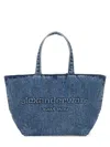 Alexander Wang Punch Small Shopping Bag In Denim