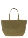 Alexander Wang Compact Tote Bag Adjustable Shoulder Strap In Green