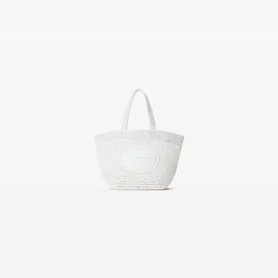 Alexander Wang Small Punch Tote In Off White
