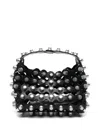 Alexander Wang Rex Leather Top Handle Bag In Black