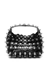 Alexander Wang Rex Leather Top Handle Bag In Black