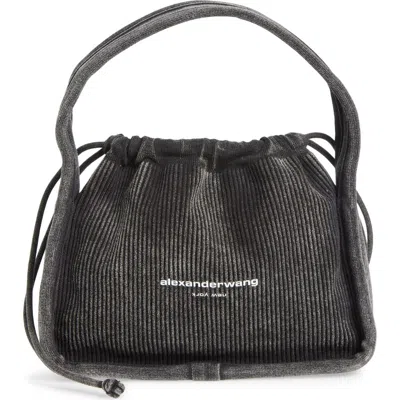Alexander Wang Small Ryan Handbag In Gray