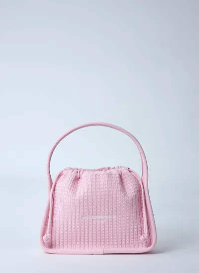 ALEXANDER WANG SMALL RYAN RHINESTONE HANDBAG