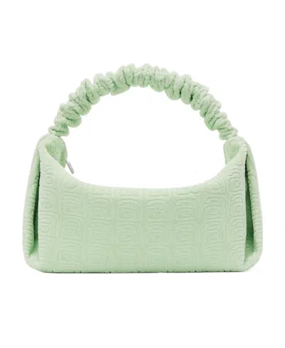 Alexander Wang Small Scrunchie Mini Bag In Green