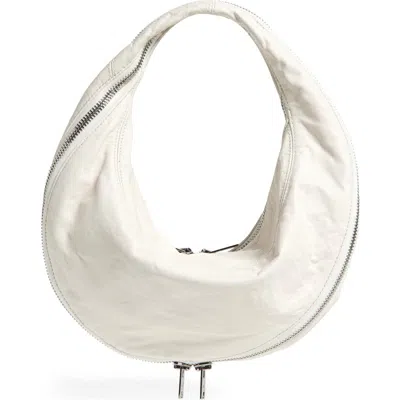Alexander Wang Small Twyst Handbag In Off White