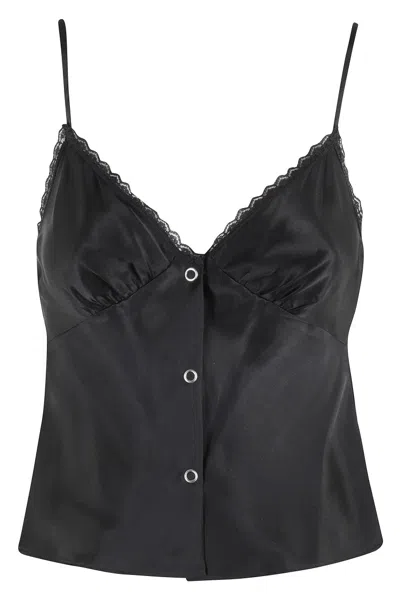 ALEXANDER WANG ALEXANDER WANG SNAP FRONT CAMI