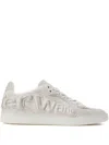 Alexander Wang White Leather Lex Sneakers In Neutral