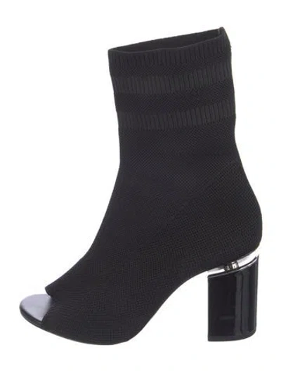 Pre-owned Alexander Wang Sock Boots In Black