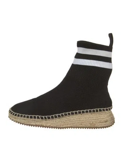 Pre-owned Alexander Wang Sock Boots In Black