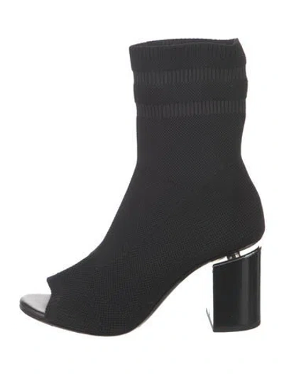 Pre-owned Alexander Wang Sock Boots In Black