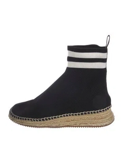Pre-owned Alexander Wang Sock Boots In Blue