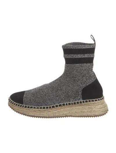 Pre-owned Alexander Wang Sock Sneakers In Black