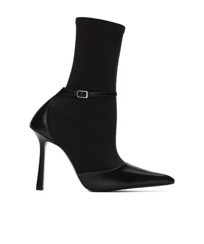 Alexander Wang Sock-style Ankle Pumps In Black