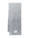 Alexander Wang Speckled-knit Scarf In Gray
