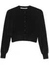 Alexander Wang Spike-stud Cardigan In Black