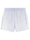 Alexander Wang Elasticated Mini Shorts In White