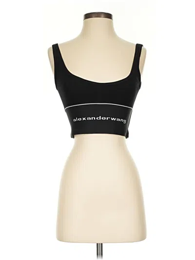 Pre-owned Alexander Wang Sports Bra In Black