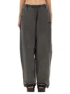 Alexander Wang Elastic Waistband Wide Leg Trousers